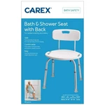 Carex Health Brands White Bath/shower Seat Aluminum 20.5 In.. Fixed Price $42.95.