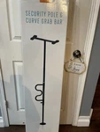 Stander Security Pole & Curve Grab Bar Adjustable Floor-to-ceiling Assist Rail. Fixed Price $109.99.