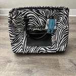 Calpak Zanny Carry Bag Zebra Animal Print Rolling Tote Collection Nwt. Fixed Price $22.65.