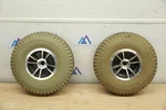Pair Flat-free Drive Wheels Tires For Rascal 318 Power Chair Cheng Shin 260X85. Fixed Price $144.07.