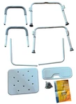 Guardian MDS89745RA Bath Bench With Back And Arms - White. Fixed Price $33.89.