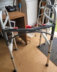 Drive Deluxe Folding Walker Two Button Foldable 350LBS HX5 9JP Aluminum. Fixed Price $20.00.