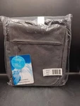 Everest Tablet Sleeve Gray Crossbody Bag Zipper Pockets Adjustable Strap. Fixed Price $19.99.