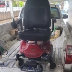 Shoprider Streamer Powerchair Red 4 Wheels Electric Local Pick Up Only. Fixed Price $500.00.