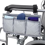 Donmnemb 2 Pcs Wheelchair Bag And Reflective Stripes, Black Gray. Fixed Price $15.90.
