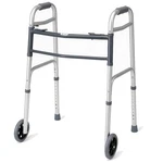 Carex Folding Walker With Wheels For Seniors, Portable Medical. Fixed Price $61.98.