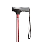 Carex Health Brands Soft Grip Walking Cane - Height Adjustable With Wrist Strap. Fixed Price $21.99.