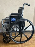 Medline Excel Series Manual Foldable Wheelchair With Seat Cushion. Fixed Price $79.95.