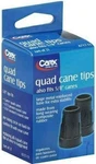 Carex Quad Tips Also Fits 5/8 Inches Canes Large Metal Reinforced Base 2CT. Fixed Price $9.42.
