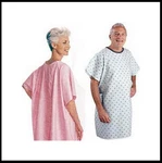 Salk Inc Snap Wrap Patient Exam Gown, Yellow Floral Print. Fixed Price $35.77.