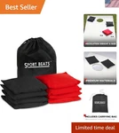 Complete Cornhole Bags Set Of 8 Heavy Duty, Double-stitched With Carry. Fixed Price $31.49.