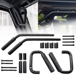 Front & Rear Grab Handle Kit Aluminum Alloy Bar For 2007-2018 Jeep Wrang.... Fixed Price $62.30.