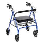 Mckesson Bariatric 4 Wheel Rollator, Blue. Fixed Price $219.99.