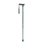 Comfort Grip Handle Cane, Forest Green. Fixed Price $52.01.