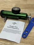 Medline Oxygen O2 Tank Regulator HCS8715M 50 Psi Cga 870 Brass Sleeved Green. Fixed Price $29.58.