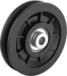90MM/3.5" Universal Nylon Bearing Pulley-wheel Replace For Home 1 Pack, Black. Fixed Price $12.69.