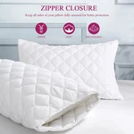 Waterproof Pillow Covers Zippered 6 Pack Standard Queen King Protectors. Fixed Price $19.99.