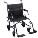 Transport Wheelchair 19 Inch Seat Folding Lightweight Foot Rests Carex Foldable. Fixed Price $154.99.