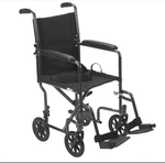 Drive Medical Compact Lightweight Folding Transport Wheelchair - Swing Footrest. Fixed Price $59.00.