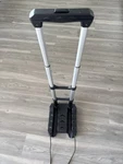 Rhino Walk Foldable Luggage Cart Dolly W/ Telescoping Handle & Bungee, Black. Fixed Price $99.00.