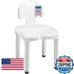 Carex Bath Seat And Shower Chair Backrest For Seniors Elderly. Fixed Price $83.09.