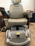 Hoveround MPV5 Powerchair Gray Electric Joystick Dual Motor Adjustable Arm Rest. Fixed Price $1700.00.