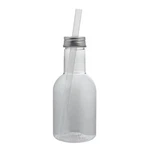 Fun Express Clear Bottle Plastic Cups With Lids & Straws, 3/4" 16 Oz - 12 Coun. Fixed Price $35.58.