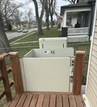 Bruno VPL-3100B Series Vertical Platform Lift 750LB Electric Indoor Outdoor. Fixed Price $5000.00.