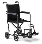 Medline Basic Steel Transport Chair 17 Wide Seat, Full Length Arms. Fixed Price $99.99.