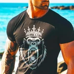 King Gorilla, Gym Clothing, Bodybuilding, Training, Workout, Boxing, Mma T-shirt. Fixed Price $24.00.