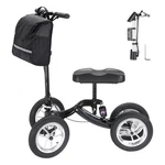 Steerable Knee Scooter Leg Walker Crutch Alternative All-terrain With Disk Brake. Fixed Price $199.90.
