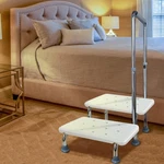 Aliseniors Step Stool 2 Handle Non-slip Platform 350LBS Heavy Duty. Fixed Price $56.00.