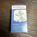 Healthsmart Set Universal Walker Ski Glides, Fits 7/8"-1", Pair 510-1031-0000. Fixed Price $8.99.