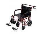 Medline Freedom Plus Lightweight Bariatric Transport Chair Red 400 Lb Cap Each 1. Fixed Price $354.74.