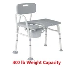 Combination Transfer Bench Commode 400 Lb Capacity Medline Brand New. Fixed Price $77.93.
