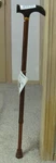 Essential Orange & Black (checkered) Steppin Out T-handle Fashion Cane (new). Fixed Price $40.00.