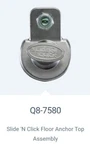 Set 4 Q8-7580 Q'straint Slide Click Top Assembly Wheelchair Bus Van Snc. Fixed Price $75.00.