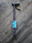 Carex Health Brands Soft Grip Walking Cane Height Adjustable New Purple Black. Fixed Price $37.50.