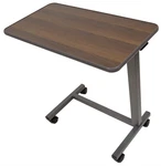 Overbed Table, Adjustable Bedside With Wheels For Hospital & Home. Fixed Price $69.99.