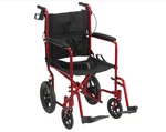 Drive Medical Lightweight Expedition Folding Transport Wheelchair W/ Hand Brakes. Fixed Price $80.00.