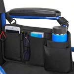Lightmeup Wheelchair Bag With Cup Holder 1 Pack, Black-side. Fixed Price $14.50.
