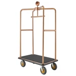 Uimoso Hotel Luggage Cart 1200 Lbs Capacity With 8-INCH Wheels, Rose Gold Finish. Fixed Price $575.99.