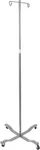 Drive Medical 13033 Economy Removable Top I. V. Pole, 2 Hook Silver 4 Leg. Fixed Price $49.99.