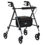 Freedom Ultra-light Folding 4-WHEEL Rollator Smokey Blue. Fixed Price $50.00.