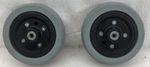 Jazzy Pride Quantum Power Chairs New Pair 6"X2" Flat Free Caster Wheel Assembly. Fixed Price $59.95.
