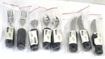 8 Sammons Preston Sure Grip Bendable Adaptive Kitchen Utensils Fork/spoon/knife. Fixed Price $19.99.
