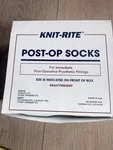 Knit-rite Prosthetic Post-op Socks 18X8X6 Lot Of (4) 1PL3 26 New. Fixed Price $29.99.