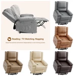 Pu Leather Power Lift Recliner Chair Heat & MASSAGE,400LBS Electric. Fixed Price $346.50.