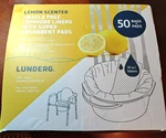 Lunderg Commode Liners W/lemon Scented Absorbent Pads - 50 Count. Fixed Price $35.95.