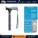 Stylish Lightweight Blue Marble Walking Cane Comfort & Safety - 40 Inches. Fixed Price $46.24.